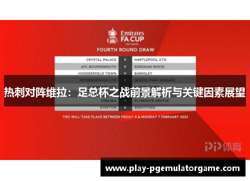 热刺对阵维拉：足总杯之战前景解析与关键因素展望