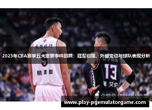 2023年CBA赛季五大重要事件回顾：冠军归属、外援变动与球队表现分析
